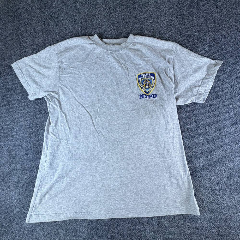 NYPD‎ Police Department New York City Graphic T-Shirt Gray XL Torkia 2006